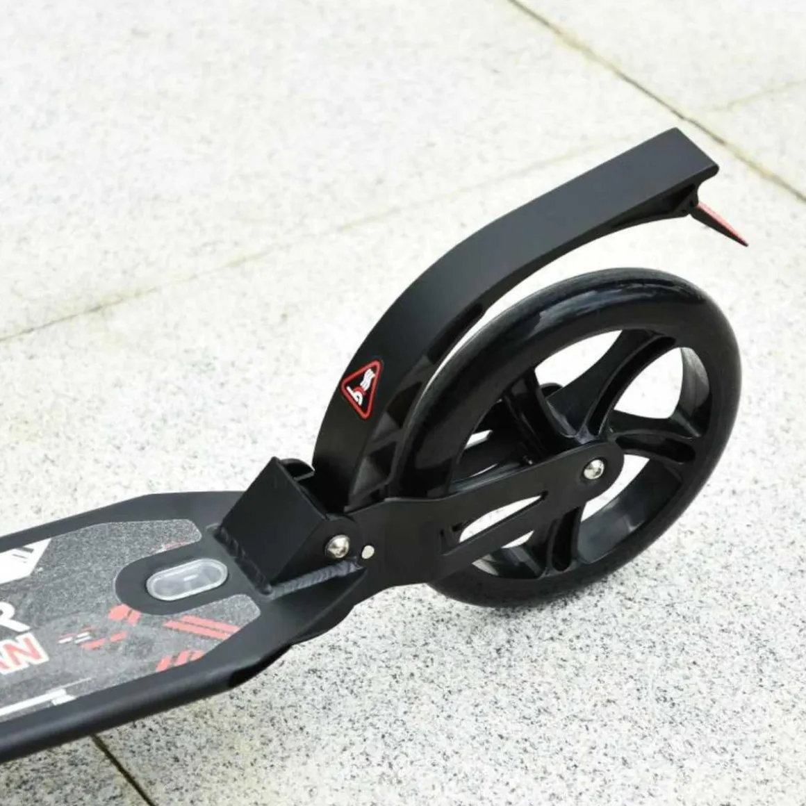 Homcom - Patinete Plegable Aluminio PP PU HomCom