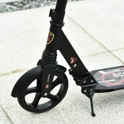 Homcom - Patinete Plegable Aluminio PP PU HomCom