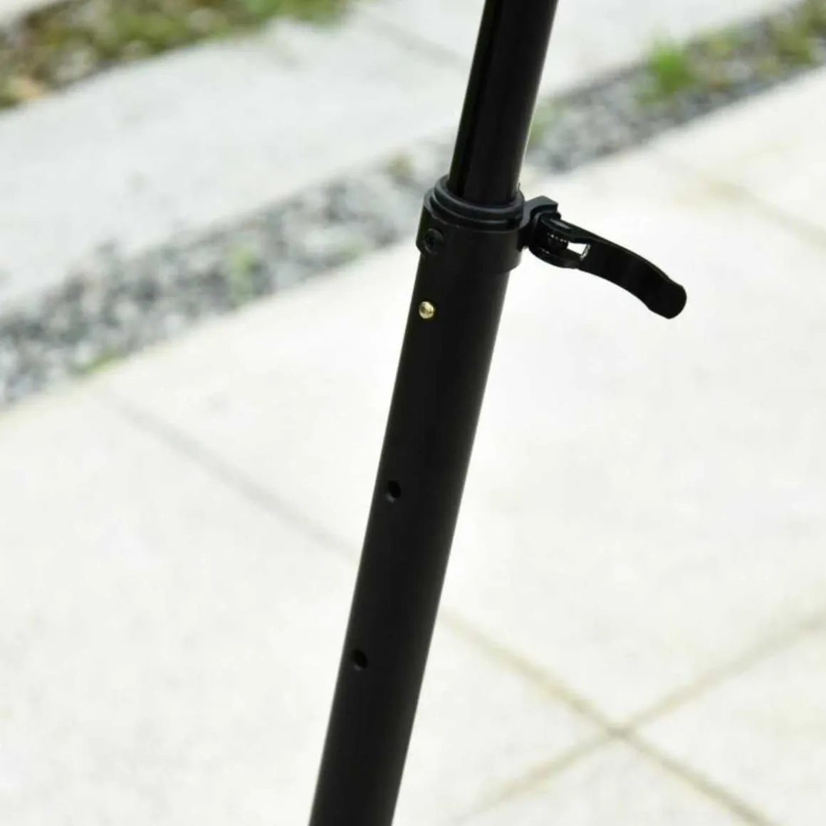 Homcom - Patinete Plegable Aluminio PP PU HomCom