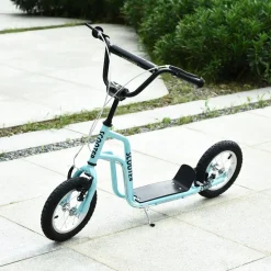 Homcom - Patinete Scooter regulable Azul