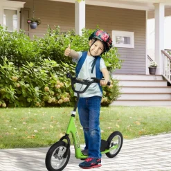 Homcom - Patinete Scooter Ajustable 2 ruedas Verde