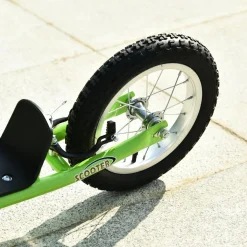 Homcom - Patinete Scooter Ajustable 2 ruedas Verde
