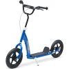 Homcom - Patinete Scooter Ajustable 2 ruedas Azul