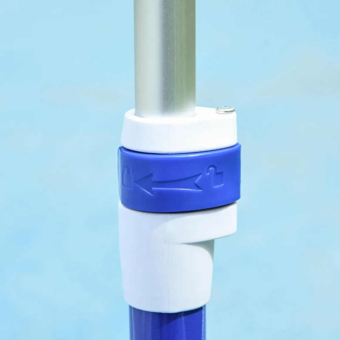 Homcom - Patinete Tri-scooter Azul con luces