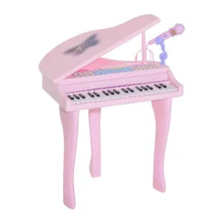 Homcom - Piano Infantil Electrónico Rosa HomCom