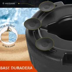 Homcom - Punching Ball con altura ajustable