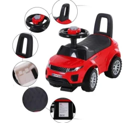 Homcom - Quad Correpasillos sin Pedales Rojo HomCom