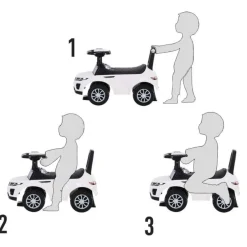 Homcom - Quad Correpasillos sin Pedales Blaco HomCom