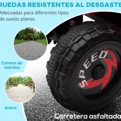 Homcom - Quad eléctrico batería 6 V