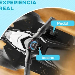 Homcom - Quad eléctrico Honda Negro