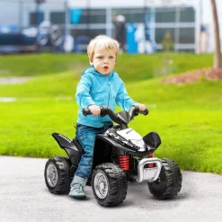 Homcom - Quad eléctrico Honda Negro