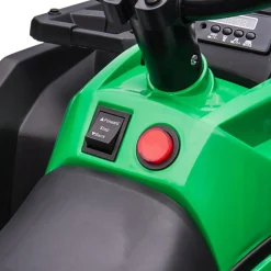 Homcom - Quad eléctrico 12V verde