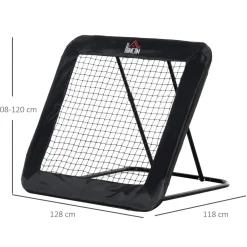 Homcom - Red de rebote con ángulo ajustable