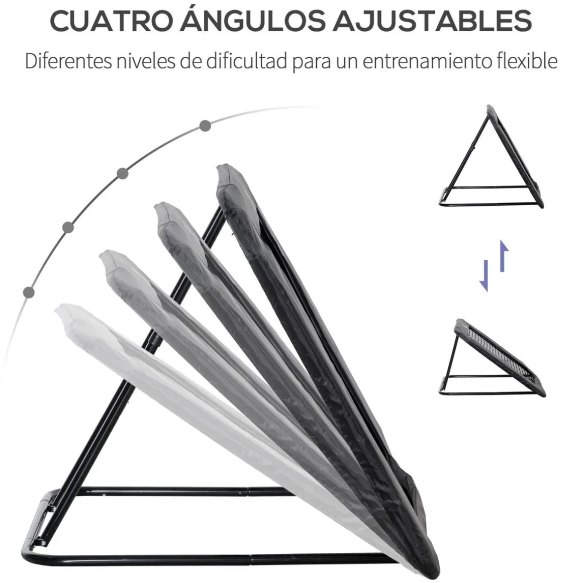 Homcom - Red de rebote con ángulo ajustable