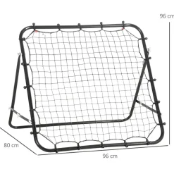 Homcom - Red reboteadora deportes plegable