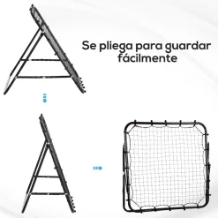 Homcom - Red reboteadora deportes plegable