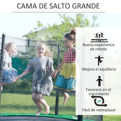 Homcom - Red seguridad para cama elástica 366 cm