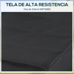 Homcom - Remolque para bicicleta Negro