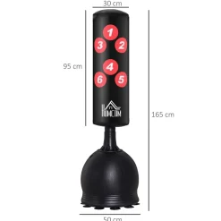 Homcom - Saco de boxeo de pie