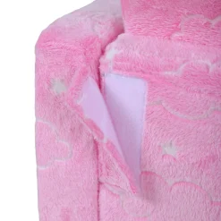 Homcom - Sillón infantil Rosa brilla en la oscuridad