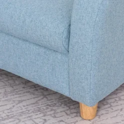 Homcom - Sillón tela infantil Azul
