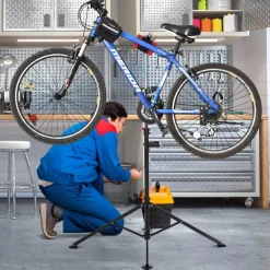 Homcom - Soporte para reparación de bicicleta