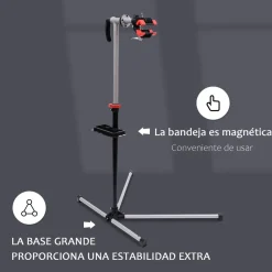 Homcom - Soporte para reparación de bicicleta