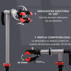 Homcom - Soporte para reparación de bicicleta
