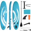Homcom - Tabla de paddle surf hinchable Azul