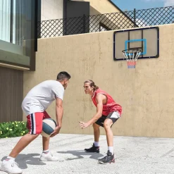 Homcom - Tablero con canasta baloncesto para pared
