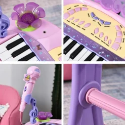 Homcom - Teclado Electrónico Infantil 32 Teclas