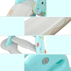 Homcom - Tobogán Infantil con Aro Baloncesto