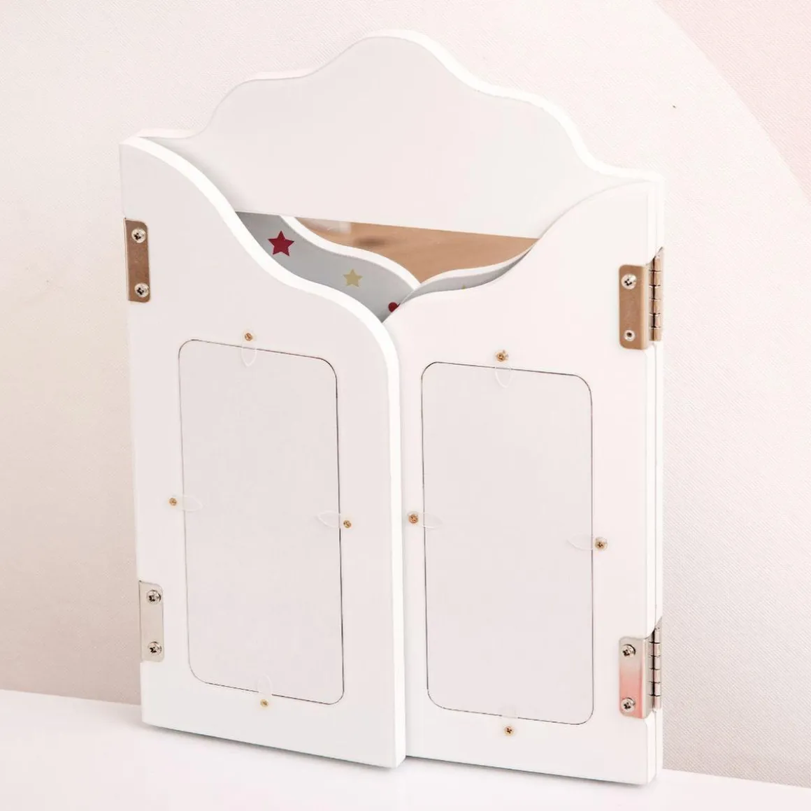 Homcom - Tocador de madera con taburete