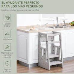 Homcom - Torre de aprendizaje Gris