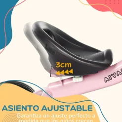 Homcom - Triciclo infantil Rosa