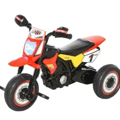 Homcom - Triciclo Moto de Montaña Infantil Rojo HomCom