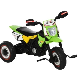Homcom - Triciclo Moto de Montaña Infantil Verde HomCom