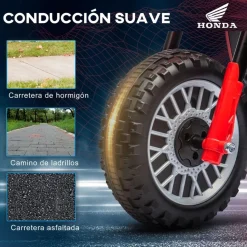Homcom - Trimoto eléctrica infantil Honda