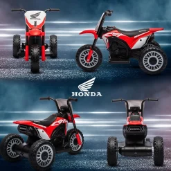 Homcom - Trimoto eléctrica infantil Honda