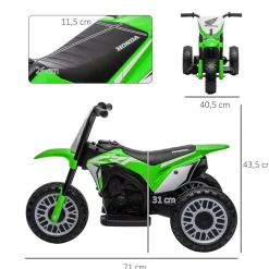 Homcom - Trimoto eléctrica Honda CRF450RL