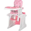 Homcom - Trona 3 en 1 rosa