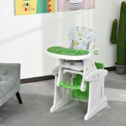 Homcom - Trona 3 en 1 verde