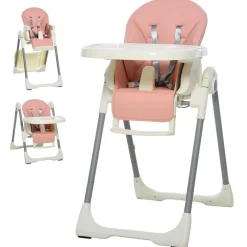 Homcom - Trona evolutiva rosa