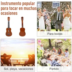 Homcom - Ukelele soprano 21