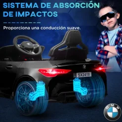 Homcom - Vehículo batería infantil BMW M4 Negro