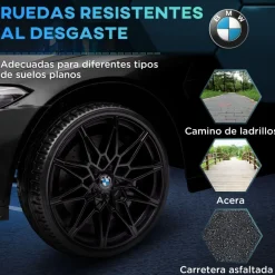 Homcom - Vehículo batería infantil BMW M4 Negro