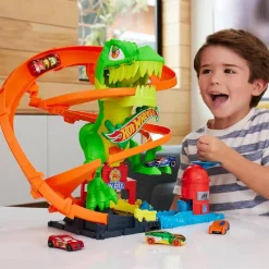 Hot Wheels - Estación de bomberos T-Rex