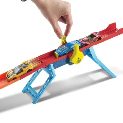 Hot Wheels - Hot Wheels Track Builder Unlimited con 20 pies de pista y vehículo de juguete ㅤ