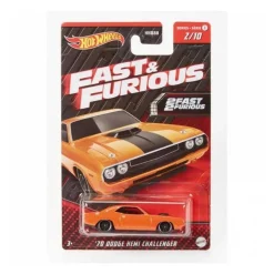 Hot Wheels - Hot Wheels Vehículo de Juguete rápido y furioso surtido (Varios modelos) HNR88