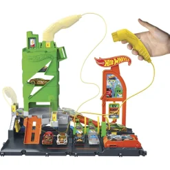 Hot Wheels - Pista Carreras Urbanas Estación de Recarga ㅤ